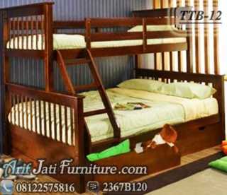 Tempat Tidur Tingkat kayu Tempat Tidur Tingkat kayu