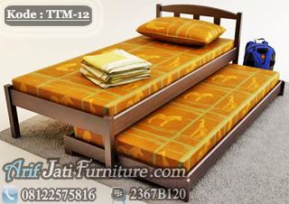 Tempat Tidur Ligna Model Sorong Minimalis