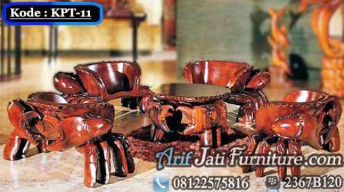 Kursi Tamu Unik Model Kepiting