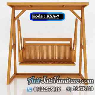  Kursi  Santai  Ayunan Kayu  Jati  ARIF JATI  FURNITURE JUAL 