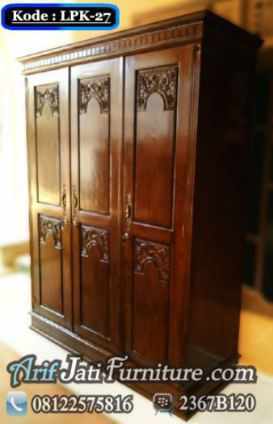 Almari Pakaian Majapahit 3 Pintu