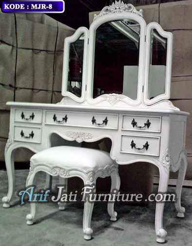 meja rias cat duco classic