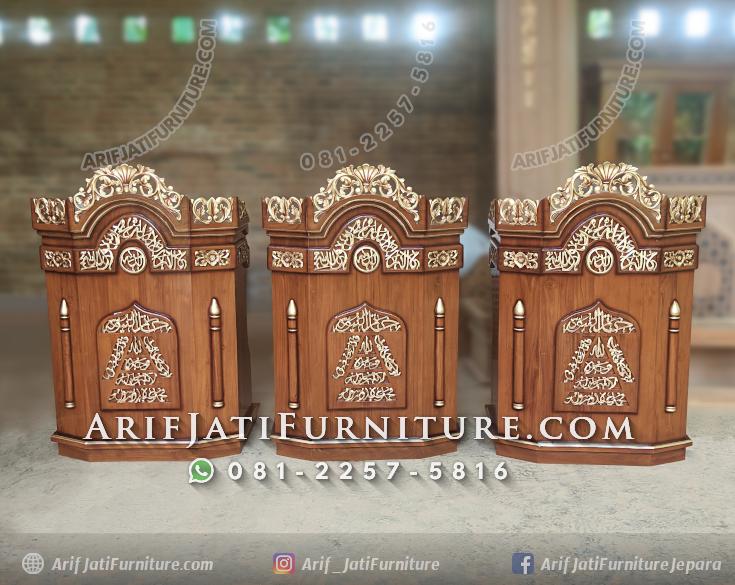 Jual Podium Mimbar Masjid Harga Murah