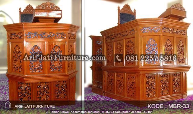 mimbar masjid model baru