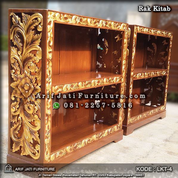  Rak  Alquran  Lemari Mukena Kayu Jati ARIF JATI FURNITURE