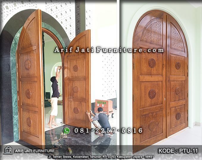  pintu  masjid  minimalis model  terbaru ARIF JATI FURNITURE 