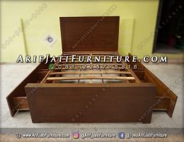 Dipan Tempat Tidur Minimalis Laci