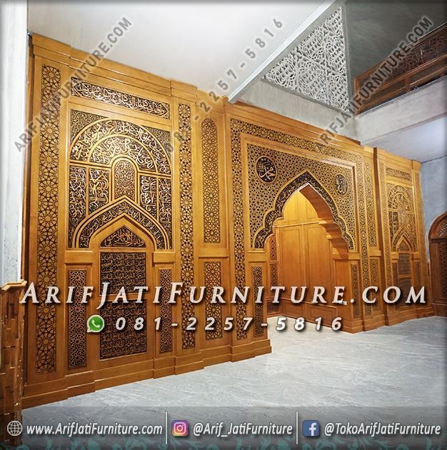 Mihrab Pengimaman Masjid Terindah dan Mewah