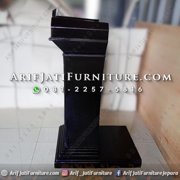 Podium Pidato Warna Hitam