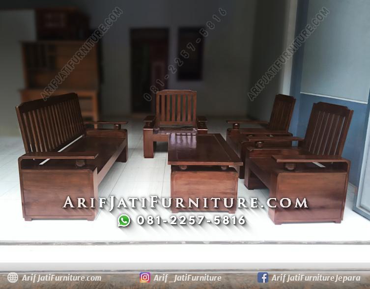 Model Kursi Tamu Minimalis Kayu Jati Jepara