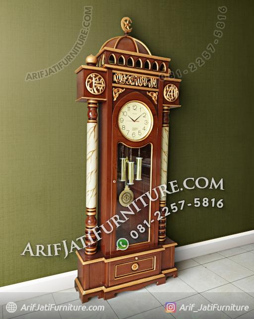 Jam Hias Masjid Model Kubah Kaligrafi